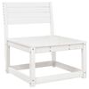 vidaXL Garden Lounge Set White Solid Pine Wood 5 Piece Set Modular