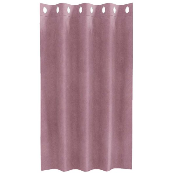 vidaXL Blackout Curtains 2 pcs Dark Pink 55.12 x 55.12 in Velvet