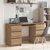 vidaXL Writing Desk Artisan Oak Engineered wood Large Writing Desk