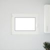 vidaXL Basement Window "RISOR" 31.5x23.6" Tilt&Turn DIN Left White