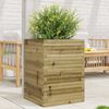 vidaXL Garden Planter Natural wood Treated pine wood Medium Durable
