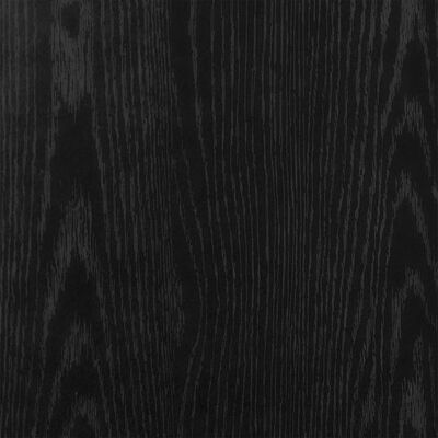 Close-up of black wood grain texture