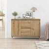 vidaXL Sideboard Artisan Oak 39.96 x 13.78 x 27.56 in Engineered Wood