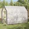 vidaXL Plant Cover Transparent with black edges Polyethylene 3 x 5 ft