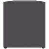 vidaXL TV Cabinet Grey Engineered Wood Medium Stylish Storage Unit