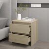 vidaXL Bedside Cabinet Sonoma Oak Engineered Wood Compact