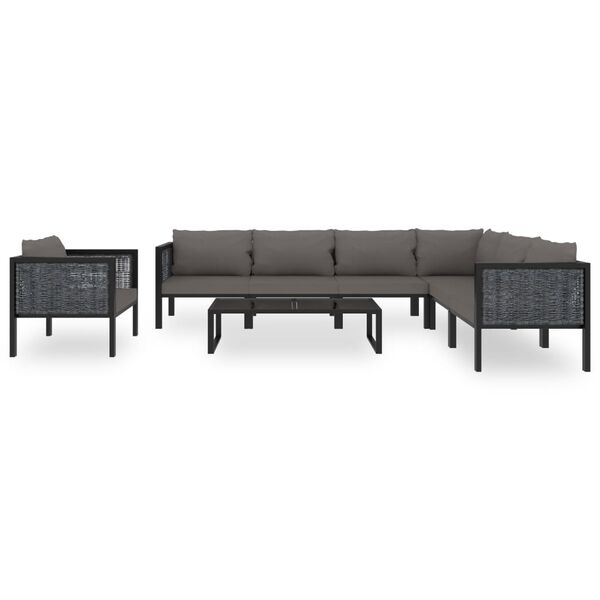 vidaXL Garden Lounge Set Anthracite, Dark gray
