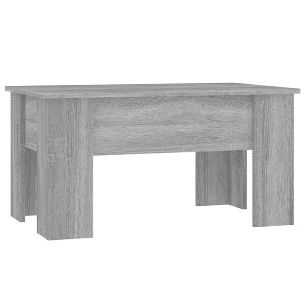 vidaXL Coffee Table Gray sonoma Engineered wood Compact