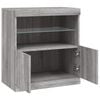 vidaXL Sideboard Grey Sonoma Engineered wood 23.6x14.6x26.4 in Sideboard