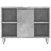 vidaXL Bathroom Cabinet Concrete grey Engineered wood Medium