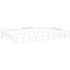 vidaXL Dog Kennel Silver Steel 678.1 sq ft Durable Dog Kennel