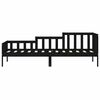 vidaXL Day Bed Black Solid Pine Wood 80.1 in x 34.6 in x 27.0 in