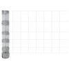 vidaXL Field Fence Silver 984.3" x 31.5" Galvanized steel