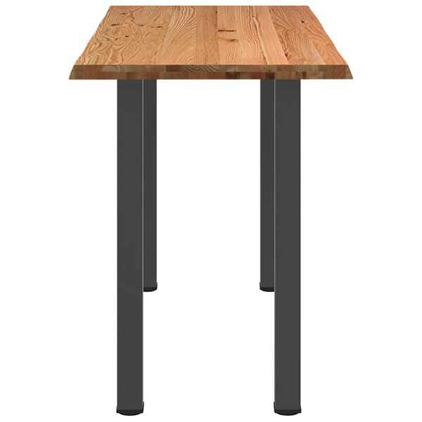 vidaXL Dining Table Light Brown, Anthracite