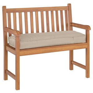 vidaXL Pallet Cushion for Bench Taupe 110 x 40 x 8 cm Oxford Fabric