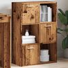 vidaXL Bookshelf Artisan Oak Engineered Wood Medium Bookshelf