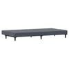 vidaXL Sofa Bed Dark Grey Velvet (100% polyester), wood, plastic 2-Seater