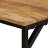 vidaXL Dining Table 63"x31.5"x29.5" Solid Wood Rough Mango