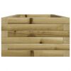vidaXL Garden Planter Treated Wood Treated pinewood 43.3 x 15.7 x 9.1 in