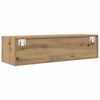 vidaXL TV Cabinet Set of 2 Artisan Oak Engineered Wood TV Cabinet