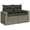 vidaXL Garden Sofa Set Grey