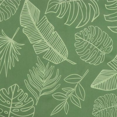 vidaXL Garden Bench Cushion Leaf Pattern 70.9"x19.7"x2.8" Oxford Fabric