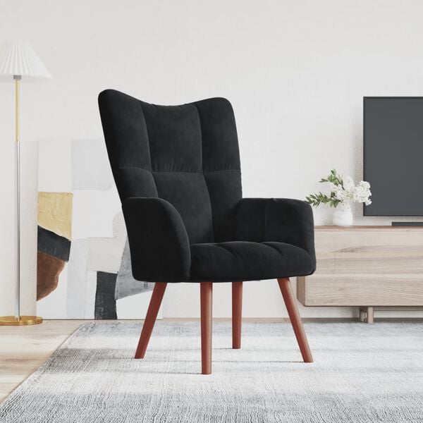 vidaXL Relaxing Chair Black