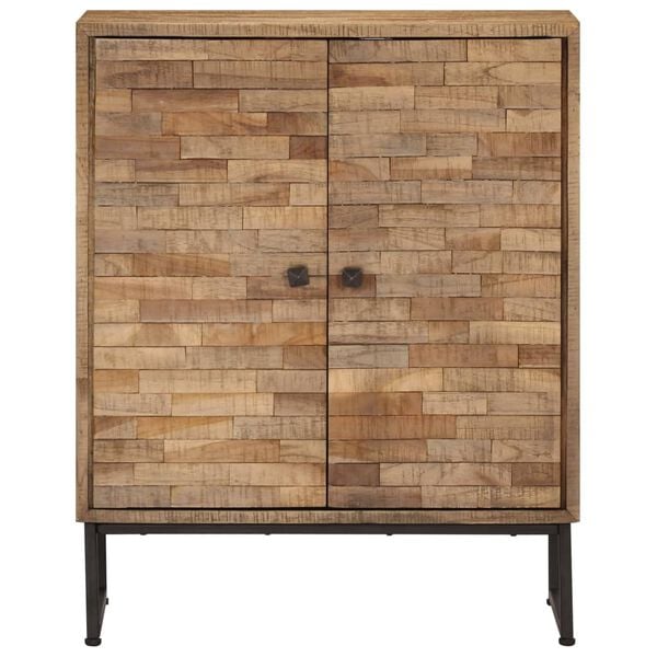 vidaXL Sideboard Natural Brown Reclaimed teak wood 23.6 x 11.8 x 29.5 in