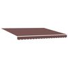 vidaXL Retractable Awning Brown