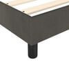 vidaXL Bed Frame Dark Gray Velvet, plywood, engineered wood