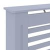 vidaXL MDF Radiator Cover Gray 30.7"