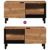 vidaXL Coffee Table Natural Acacia Solid Acacia wood 31.5 x 19.7 x 15.7 in