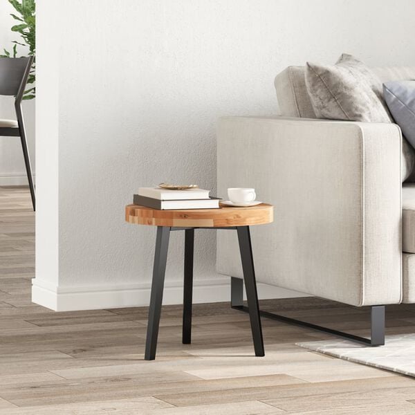 vidaXL Table Top Natural Wood Solid Acacia Wood Ø15.7 x 1.6 in Durable