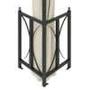 vidaXL Gazebo with Sidewalls&Double Roofs 9.8x9.8' Cream