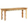 vidaXL Bench 43.3"x13.8"x17.7" Solid Reclaimed Wood