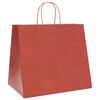vidaXL Paper Bags 50 pcs with Handles Red 32x22x28 cm