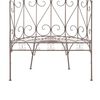 vidaXL Garden Bench Antique Brown Wrought iron 37.4 in Tough
