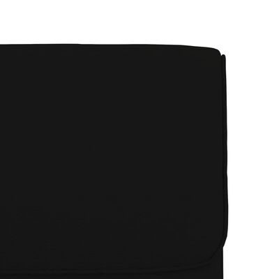 vidaXL Lounge Chair Black 21.7"x25.2"x31.5" Faux Leather