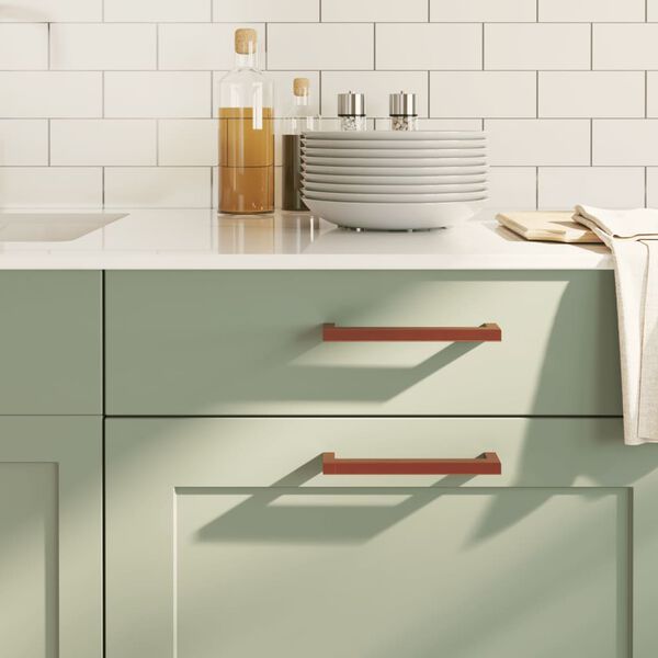 vidaXL Cabinet Handle Set of 20 Bronze Stainless steel