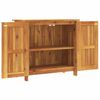 vidaXL Garden Cabinet 29.5"x13.8"x27.6" Solid Wood Acacia