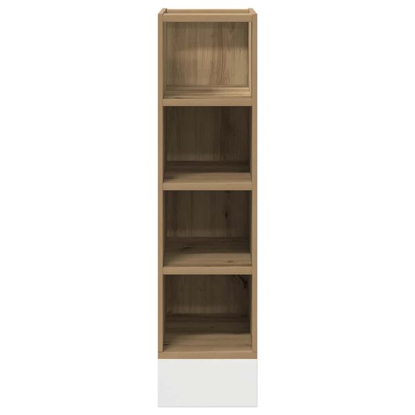 vidaXL Bottom Cabinet Artisan Oak Engineered Wood Small Adjustable Feet