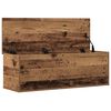 vidaXL Storage Box Old Wood 40.16 x 13.78 x 13.78 in Engineered Wood