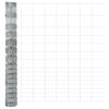 vidaXL Field Fence Gray 3.9'x 32.8'Steel
