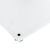 vidaXL Parasol Base White Steel base Medium Adjustable Armrests