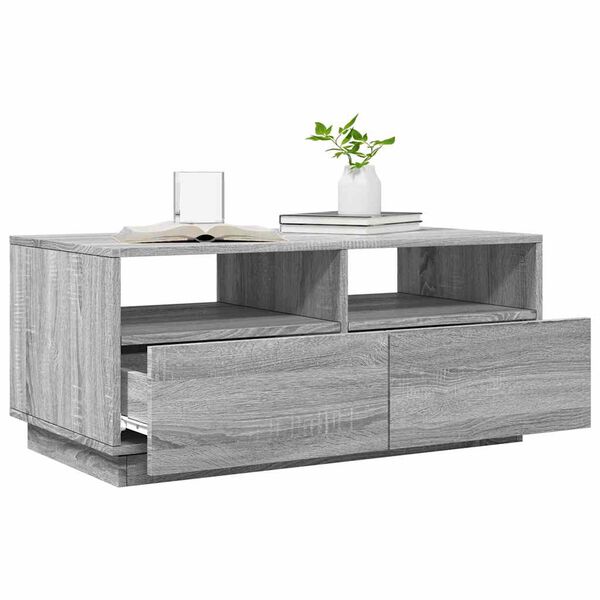 vidaXL Coffee Table Grey Sonoma Engineered wood Medium Coffee Table