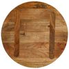 vidaXL Table Top Ø 23.6"x1" Round Solid Wood Mango