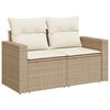 vidaXL Garden Sofa Set Beige