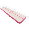 vidaXL Inflatable Gymnastics Mat with Pump 315.0x39.4x5.9" PVC Pink