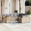vidaXL Garden Sofa Set Beige