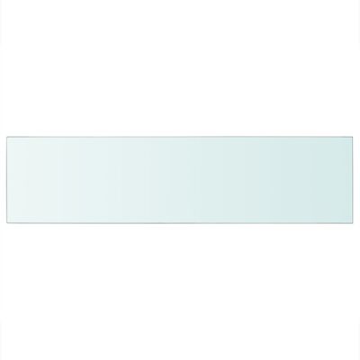 vidaXL Shelf Panel Glass Clear 39.4"x9.8"